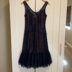 Byron Lars tulle midi dress